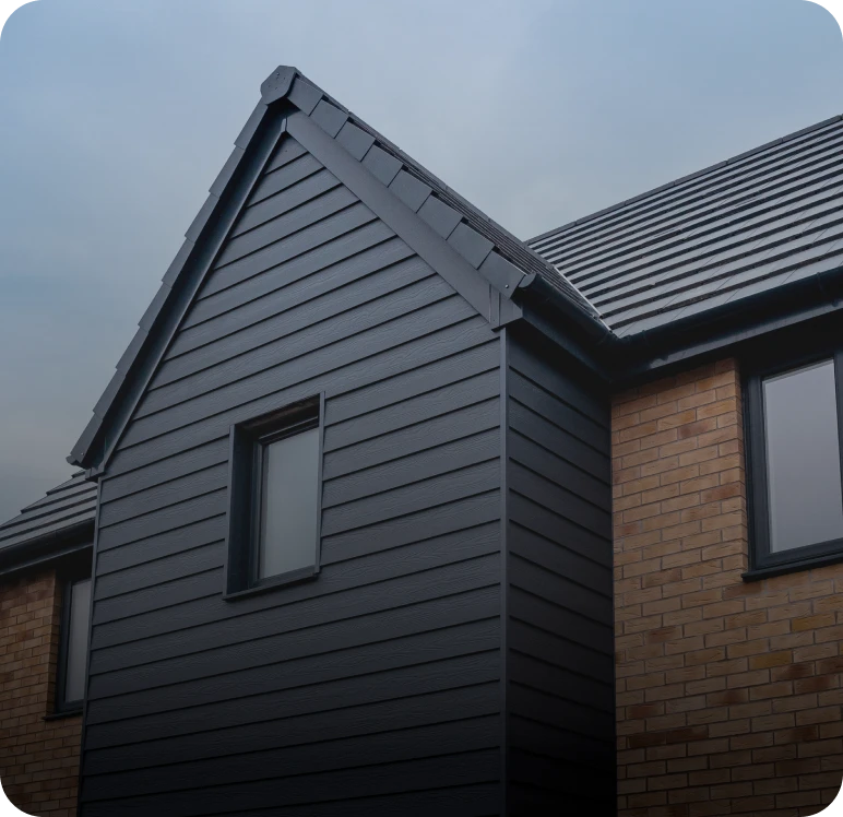 House exterior with modern siding